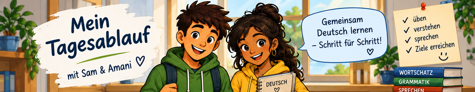 Sam und Amani im Alltag